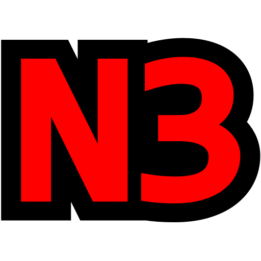 Norm3 N3 Logo on Transparent Background